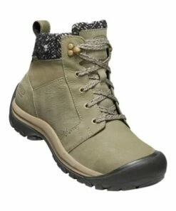 New β KEEN Olive & Brindle Kaci II Winter Mid Waterproof Leather Hiking Boot - π© Women π
