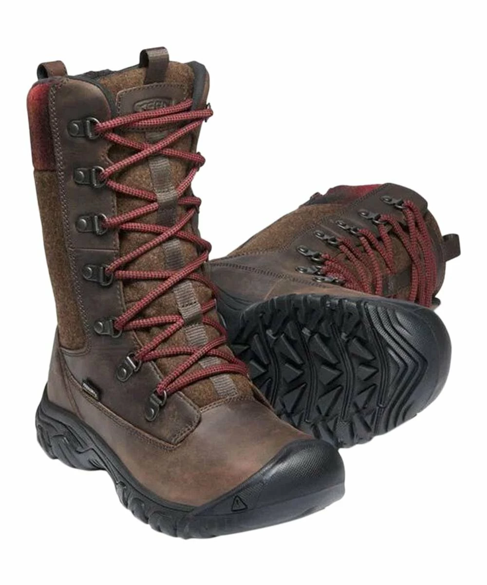 Hot Sale π₯° KEEN Chestnut & Mulch Greta Waterproof Leather Tall Hiking Boot - π© Women π 6 Hot Sale π₯° KEEN Chestnut & Mulch Greta Waterproof Leather Tall Hiking Boot - π© Women π - Image 4