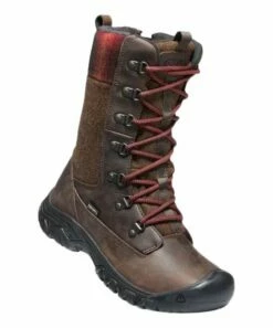 Hot Sale π₯° KEEN Chestnut & Mulch Greta Waterproof Leather Tall Hiking Boot - π© Women π