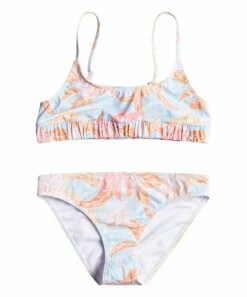 Buy 🎉 Roxy Cool Blue Good Romance Bralette 👙 Bikini - 👧 Girls For Kids 🎁