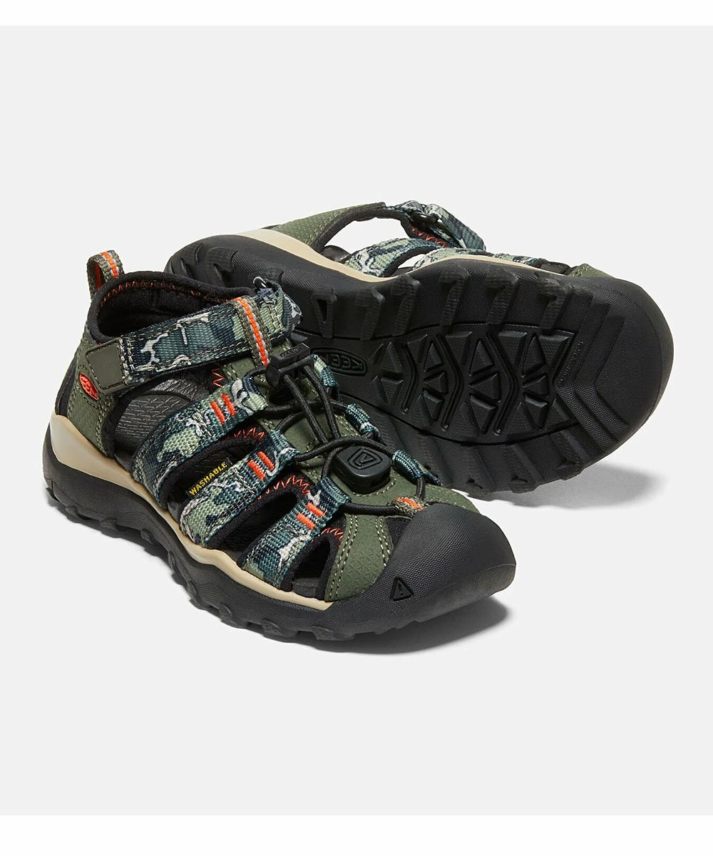 Best Pirce π KEEN Forest Night Camo Newport Neo H2 π©΄ Sandal - Boys For Kids 𧨠- Image 3