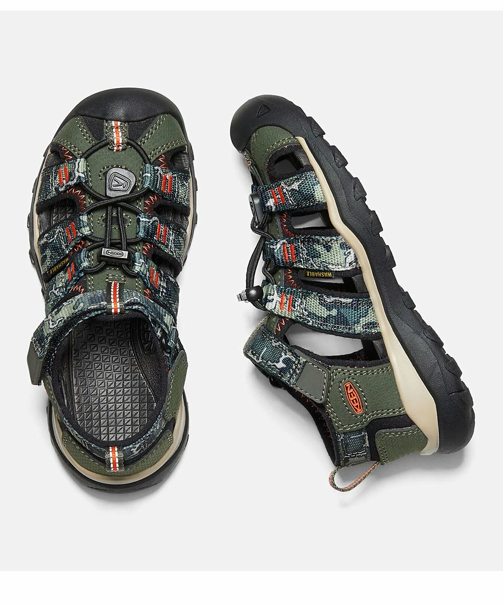 Best Pirce π KEEN Forest Night Camo Newport Neo H2 π©΄ Sandal - Boys For Kids 𧨠- Image 4