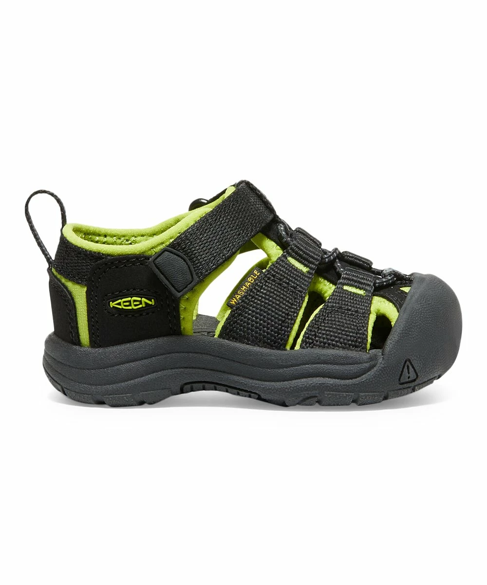 Promo π KEEN Black & Lime Green Newport H2 π©΄ Sandal - Boys For Kids π - Image 2