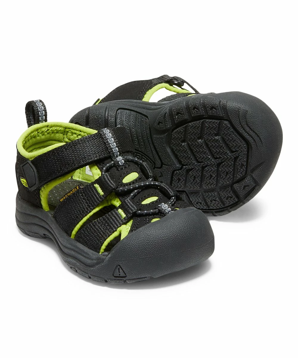 Promo π KEEN Black & Lime Green Newport H2 π©΄ Sandal - Boys For Kids π - Image 3