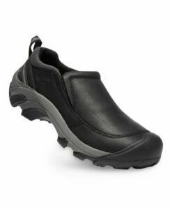 Best Sale 🌟 KEEN Gray & Black Targhee II Soho Leather Loafer - Men 😉