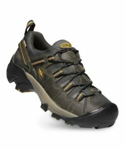 Budget ✨ KEEN Raven & Tawny Olive Targhee II Waterproof Leather Hiking 👞 Shoe - Men ⭐