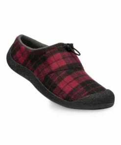 Outlet ✨ KEEN Rhubarb & Black Plaid Howser III Slide - Men 🎁