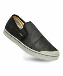 Budget β KEEN Black & Silver Birch Eldon Harvest Leather Slip-On π Sneaker - Men β