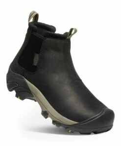 Flash Sale 👍 KEEN Black Targhee II Leather Chelsea Boot - 👩 Women 😉