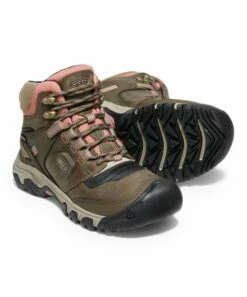 Alternative view of Flash Sale ⭐ KEEN Timberwolf & Brick Dust Ridge Flex Mid Waterproof Leather Hiking Boot - 👩 Women 🛒
