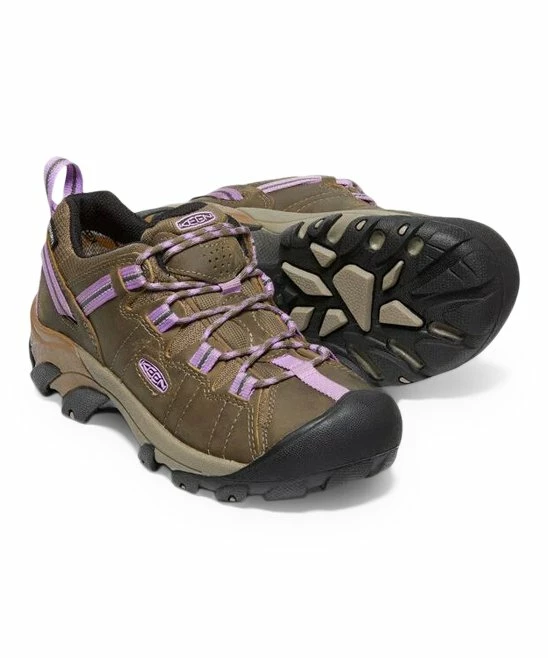 Flash Sale π KEEN Timberwolf & English Lavender Targhee II Waterproof Leather Hiking π Shoe - π© Women β¨ - Image 4
