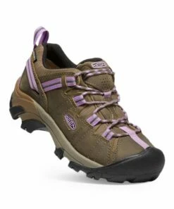Flash Sale 👍 KEEN Timberwolf & English Lavender Targhee II Waterproof Leather Hiking 👟 Shoe - 👩 Women ✨