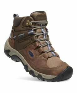 Buy π KEEN Shitake & Crown Blue Steens Mid Waterproof Leather Hiking Boot - π© Women β€οΈ