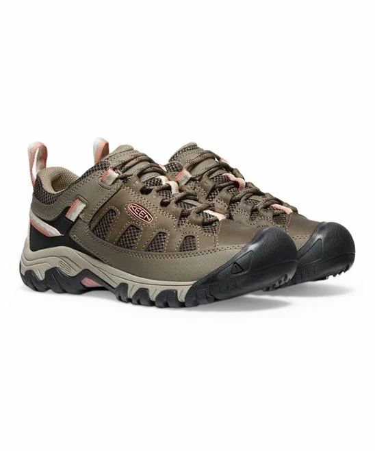 Wholesale β KEEN Stone Gray & Brick Dust Targhee Vent Leather Hiking π Shoe - π© Women π - Image 3