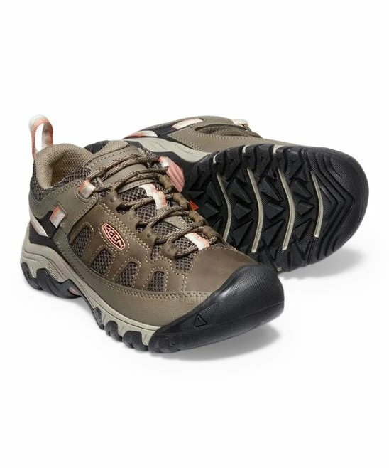 Wholesale β KEEN Stone Gray & Brick Dust Targhee Vent Leather Hiking π Shoe - π© Women π - Image 4