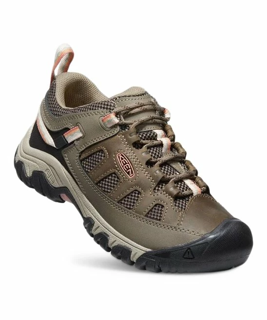 Wholesale β KEEN Stone Gray & Brick Dust Targhee Vent Leather Hiking π Shoe - π© Women π