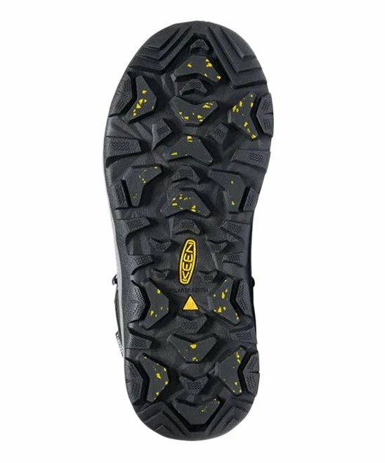 Best deal 𧨠KEEN Black & Harbor Gray Revel IV Mid Polar Waterproof Leather Hiking Boot - π© Women π - Image 2