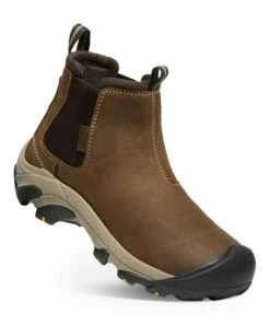 Wholesale βοΈ KEEN Black & Veg Brown Targhee II Leather Chelsea Boot - π© Women π