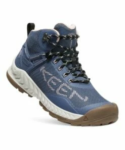 Best deal π KEEN Vintage Indigo & Harbor Gray NXIS EVO Mid Waterproof Hiking Boot - π© Women β¨