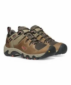 Best Pirce 👏 KEEN Timberwolf & Coral Steens Waterproof Leather Hiking 👟 Shoe - 👩 Women 😀 -KEEN shop zu108870868 alt 3 tm1664305554