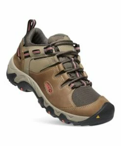 Best Pirce π KEEN Timberwolf & Coral Steens Waterproof Leather Hiking π Shoe - π© Women π
