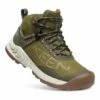 Flash Sale ✔️ KEEN Olive Drab & Silver Birch NXIS EVO Mid Waterproof Hiking Boot - 👩 Women 😀