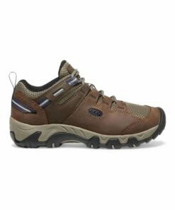 Outlet ⌛ KEEN Shitake & Crown Blue Steens Vent Waterproof Leather Hiking 👟 Shoe - 👩 Women 👏 -KEEN shop zu108870905 alt 2 tm1664391521