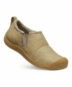 Coupon 🔥 KEEN Beige Howser Harvest Leather Slipper - 👩 Women 😍