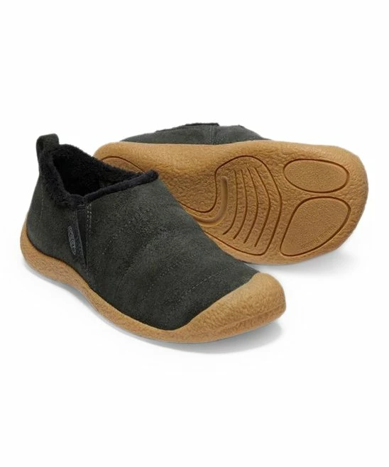 New βοΈ KEEN Black Perf Howser Harvest Leather Slipper - π© Women π - Image 5