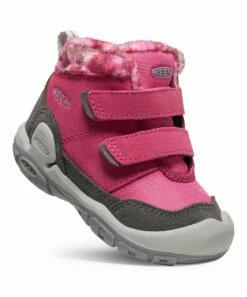 Best deal 🤩 KEEN Fruit Dove & Black Knotch Double-Strap Suede Chukka Boot - 👧 Girls For Kids 🧨