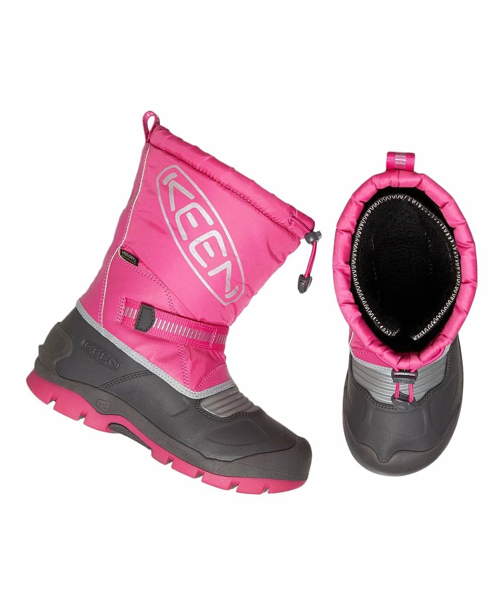 Coupon π KEEN Fuchsia Purple & Silver Snow Troll Waterproof Boot - π§ Girls For Kids π - Image 4