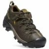 Wholesale 🔥 KEEN Canteen & Dark Olive Targhee II Waterproof Leather Hiking 👞 Shoe - Men 🎁