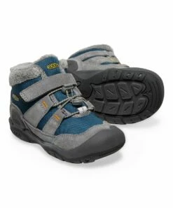 Discount ✔️ KEEN Steel Gray & Blue Wing Teal Knotch Chukka Boot - Boys For Kids 😍 -KEEN shop zu108877324 alt 2 tm1665498372