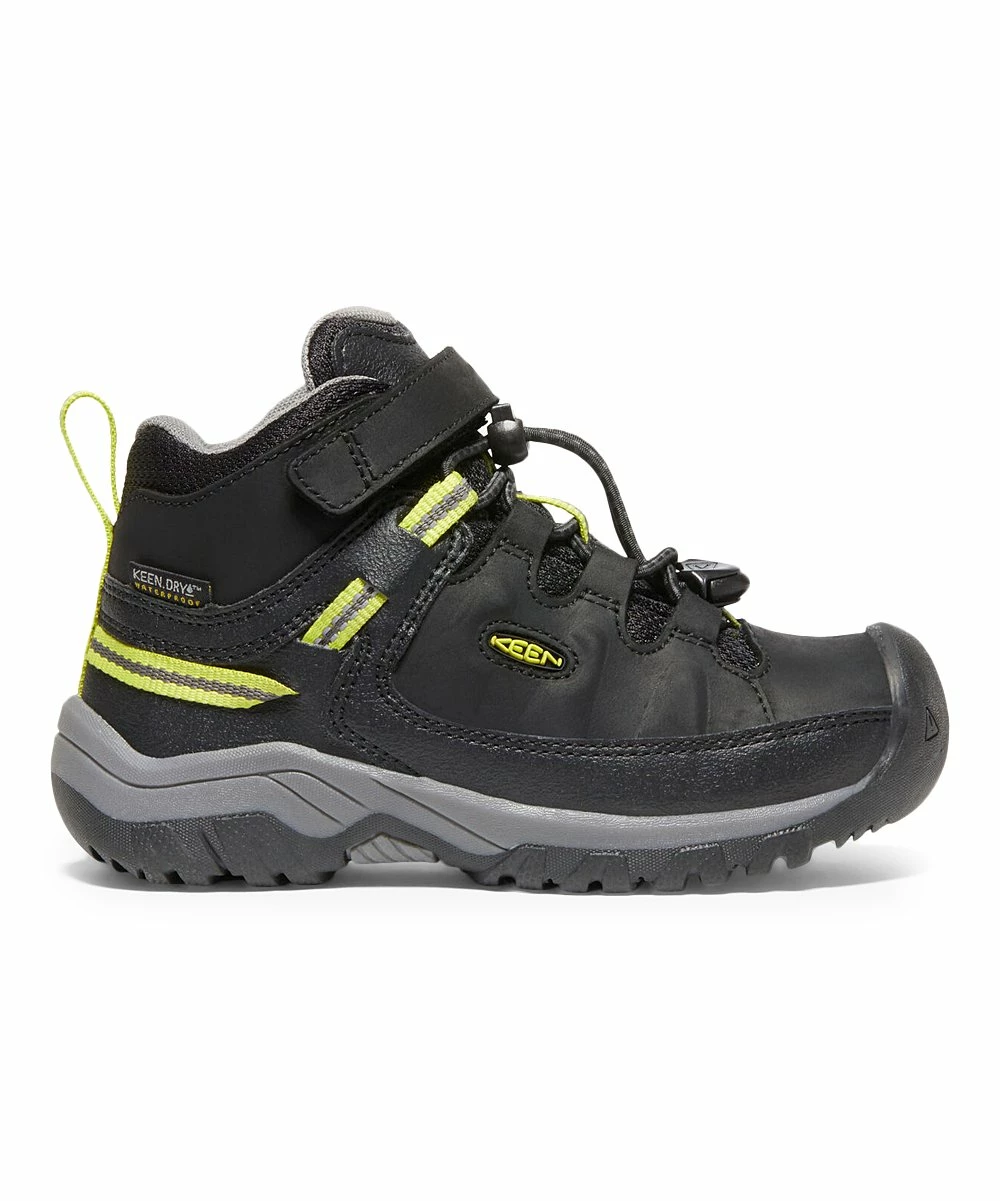 Best reviews of β€οΈ KEEN Black & Steel Gray Targhee Mid Waterproof Leather Hiking Boot - Boys For Kids π - Image 2