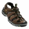 Budget 👏 KEEN Bison Brown & Black Rialto Leather 🩴 Sandal - Men 😀
