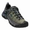 Discount ✔️ KEEN Steel Gray & Captains Blue Targhee III Leather Waterproof Hiking Boot - Men 👏
