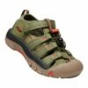 Flash Sale 😀 KEEN Olive Drab & Orange Newport H2 🩴 Sandal - Kids 🎉